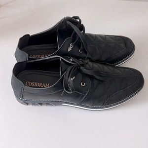 Men’s Black Casual Walking Shoe | Size 15